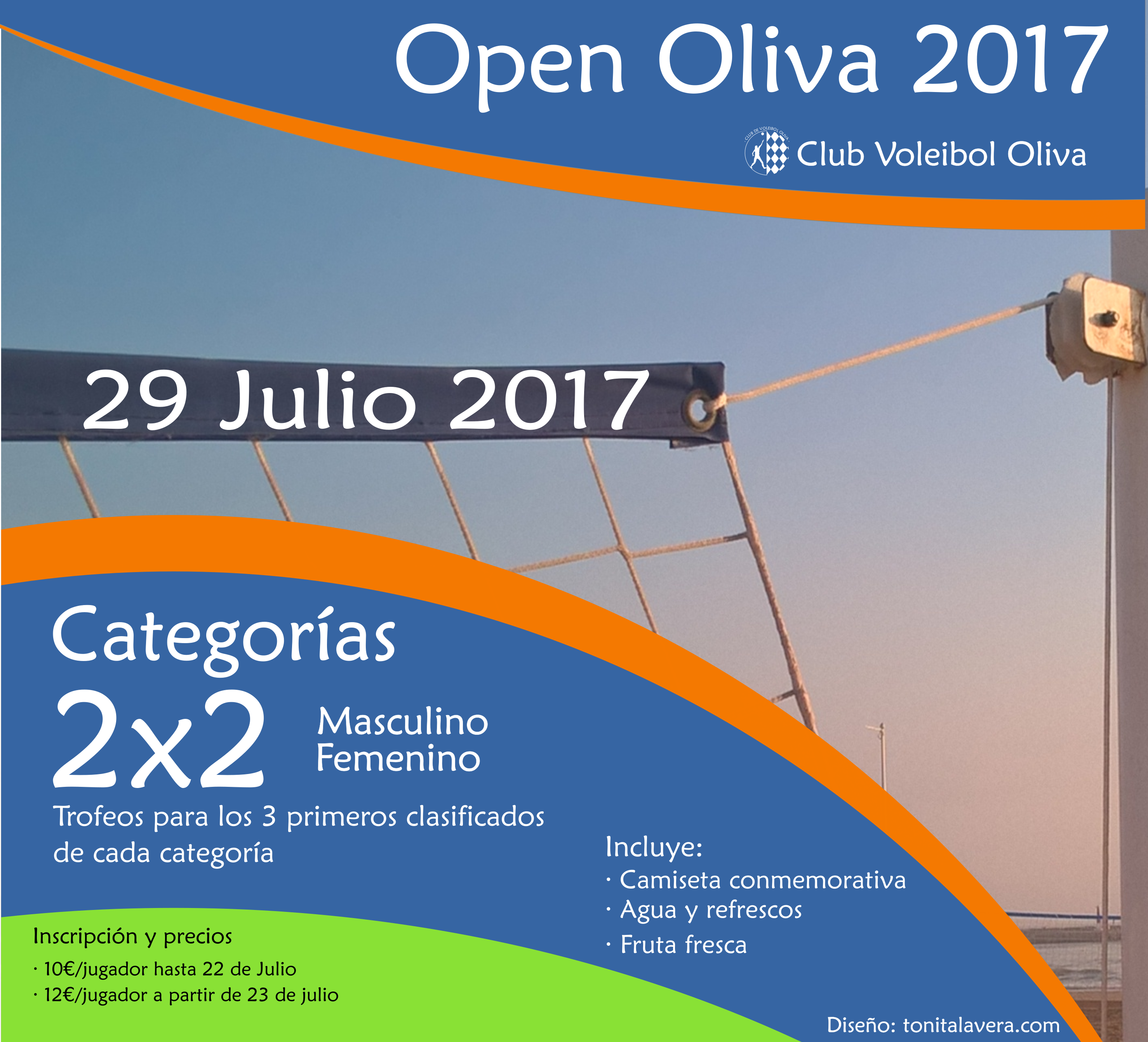 Cartel Open Oliva 2017