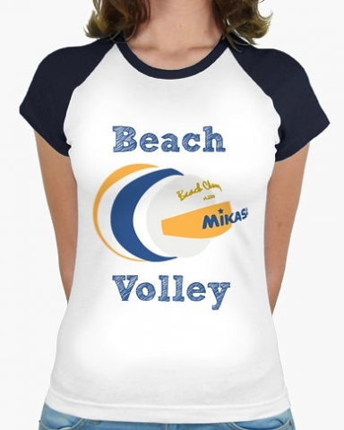 Camiseta beach volley manga corta mujer