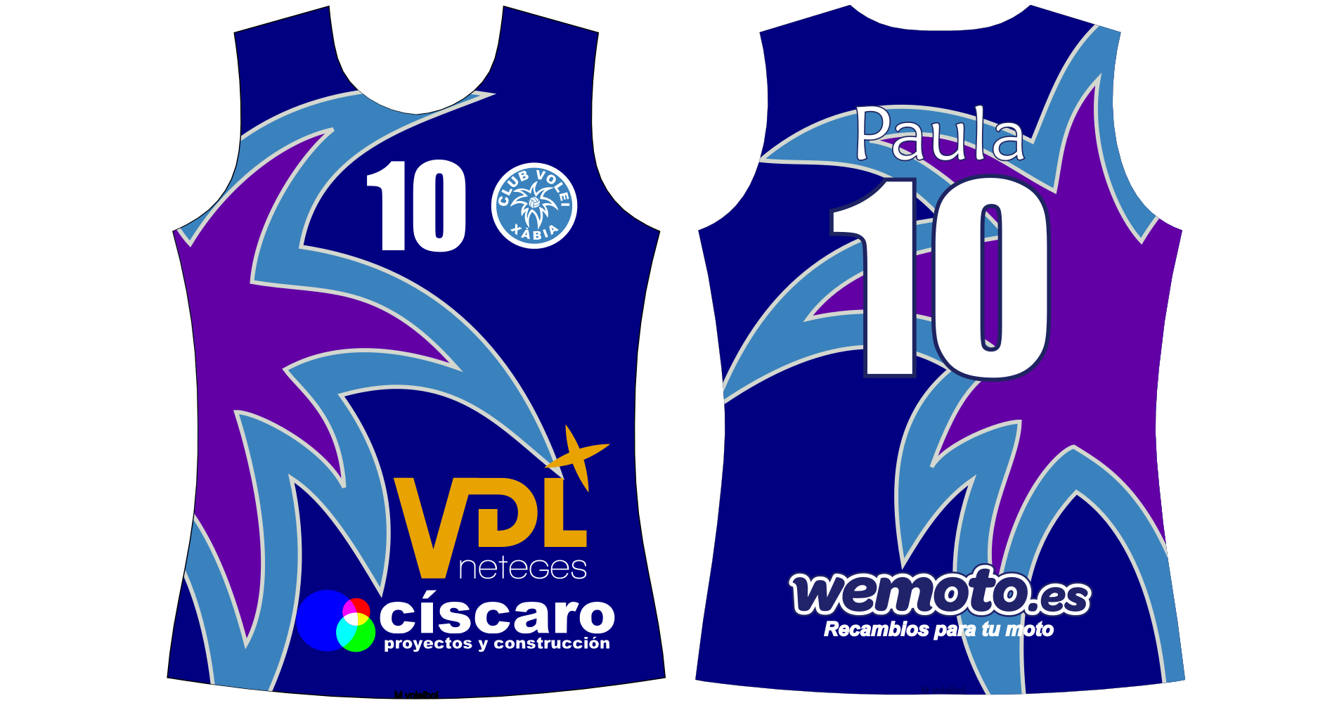Camiseta Club Voleibol XAbia 2017-2017