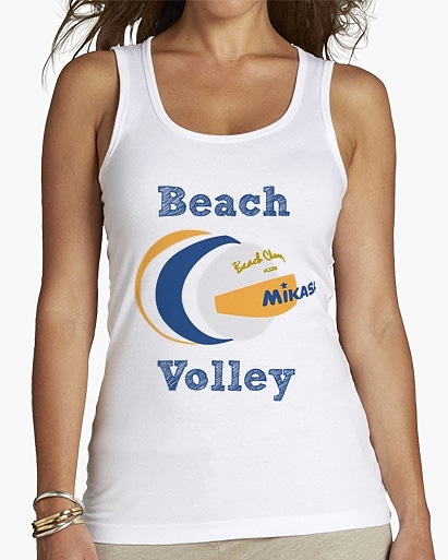 Camiseta beach volley tirantes mujer